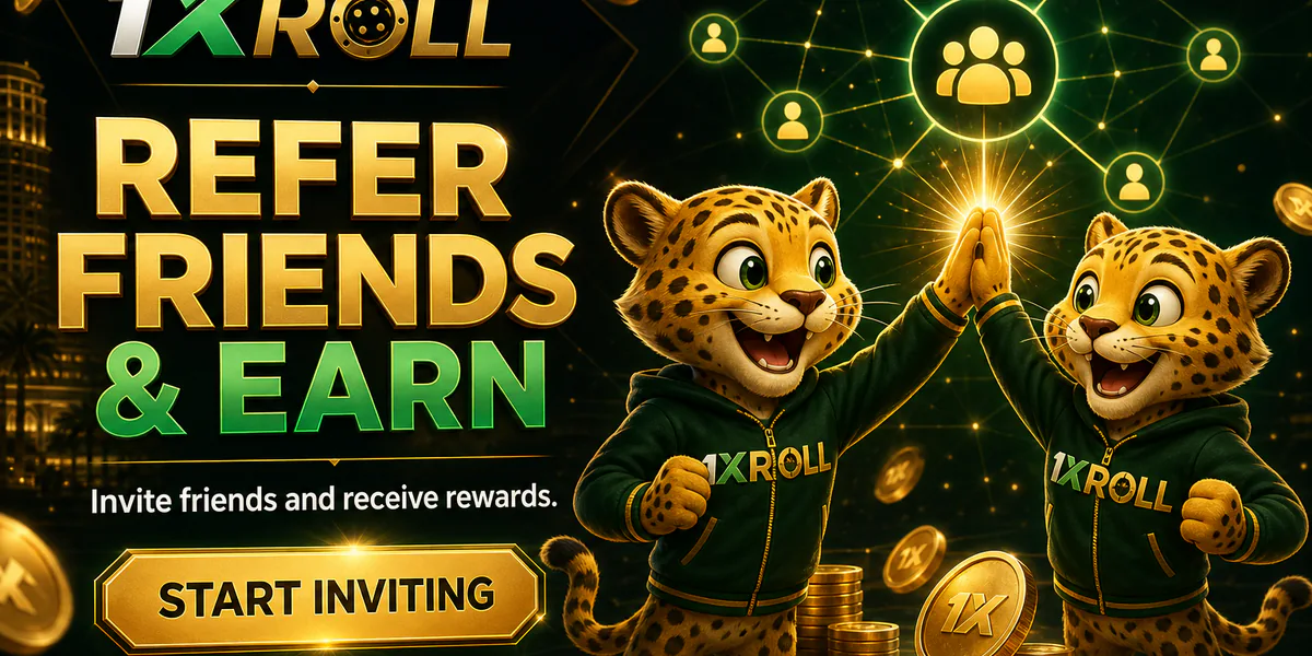 1XROLL Refer Friends & Earn Rewards Program